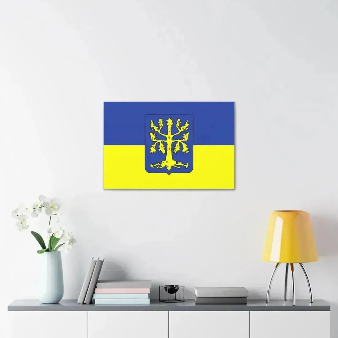 Flag of Hagen Germany - Canvas Wall Art - The Sticker Space