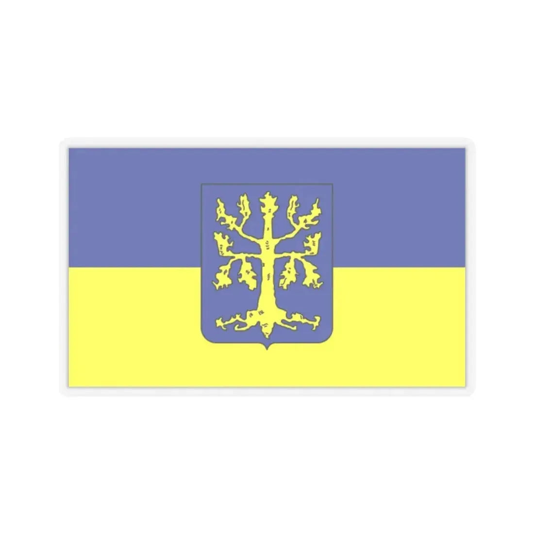 Flag of Hagen Germany - STICKER Vinyl Kiss-Cut Decal 2 Inch Transparent - The Sticker Space
