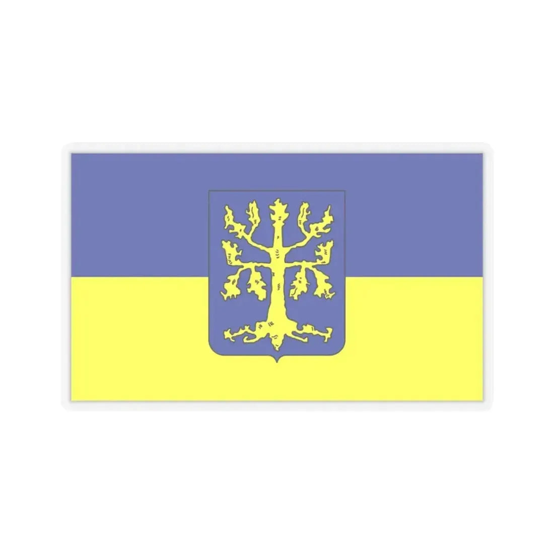 Flag of Hagen Germany - STICKER Vinyl Kiss-Cut Decal 3 Inch Transparent - The Sticker Space