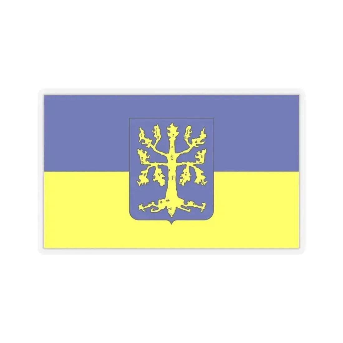Flag of Hagen Germany - STICKER Vinyl Kiss-Cut Decal 4 Inch Transparent - The Sticker Space