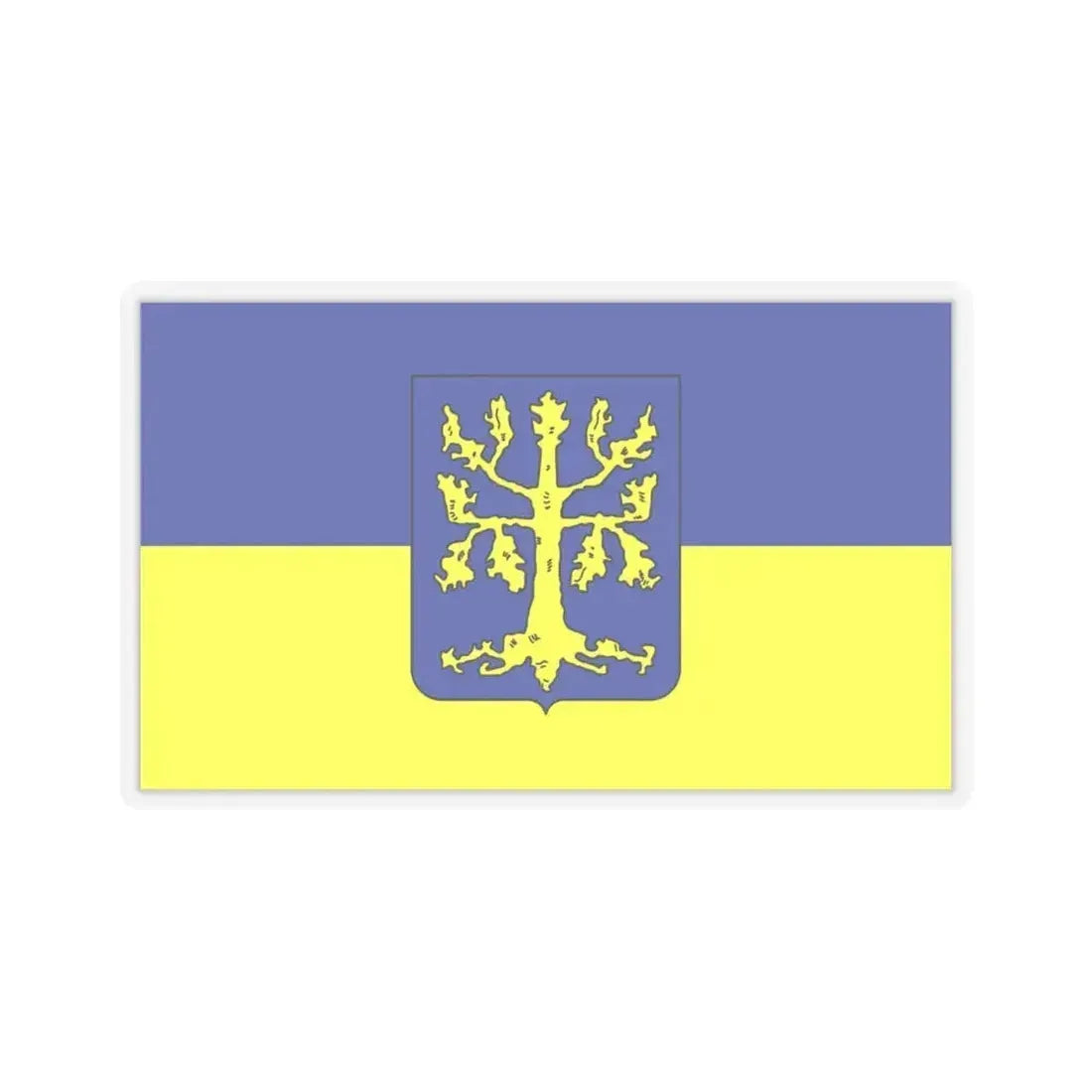 Flag of Hagen Germany - STICKER Vinyl Kiss-Cut Decal 6 Inch Transparent - The Sticker Space