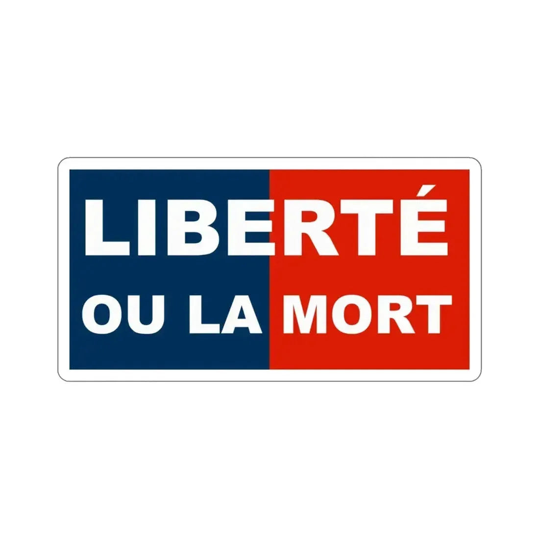 Flag of Haiti (1803–1804) STICKER Vinyl Die-Cut Decal 3 Inch - The Sticker Space