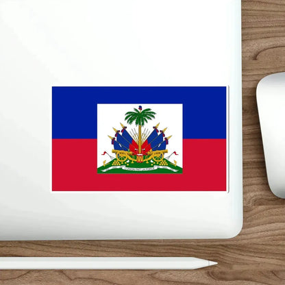Flag of Haiti (1859–1964) STICKER Vinyl Die-Cut Decal - The Sticker Space