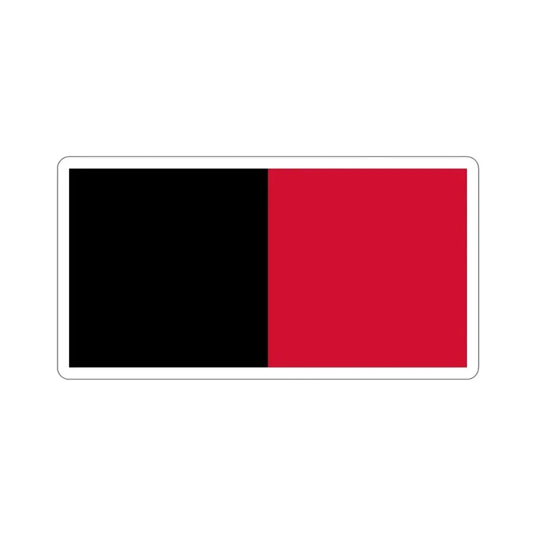 Flag of Haiti (1964–1986, civil) STICKER Vinyl Die-Cut Decal 3 Inch - The Sticker Space