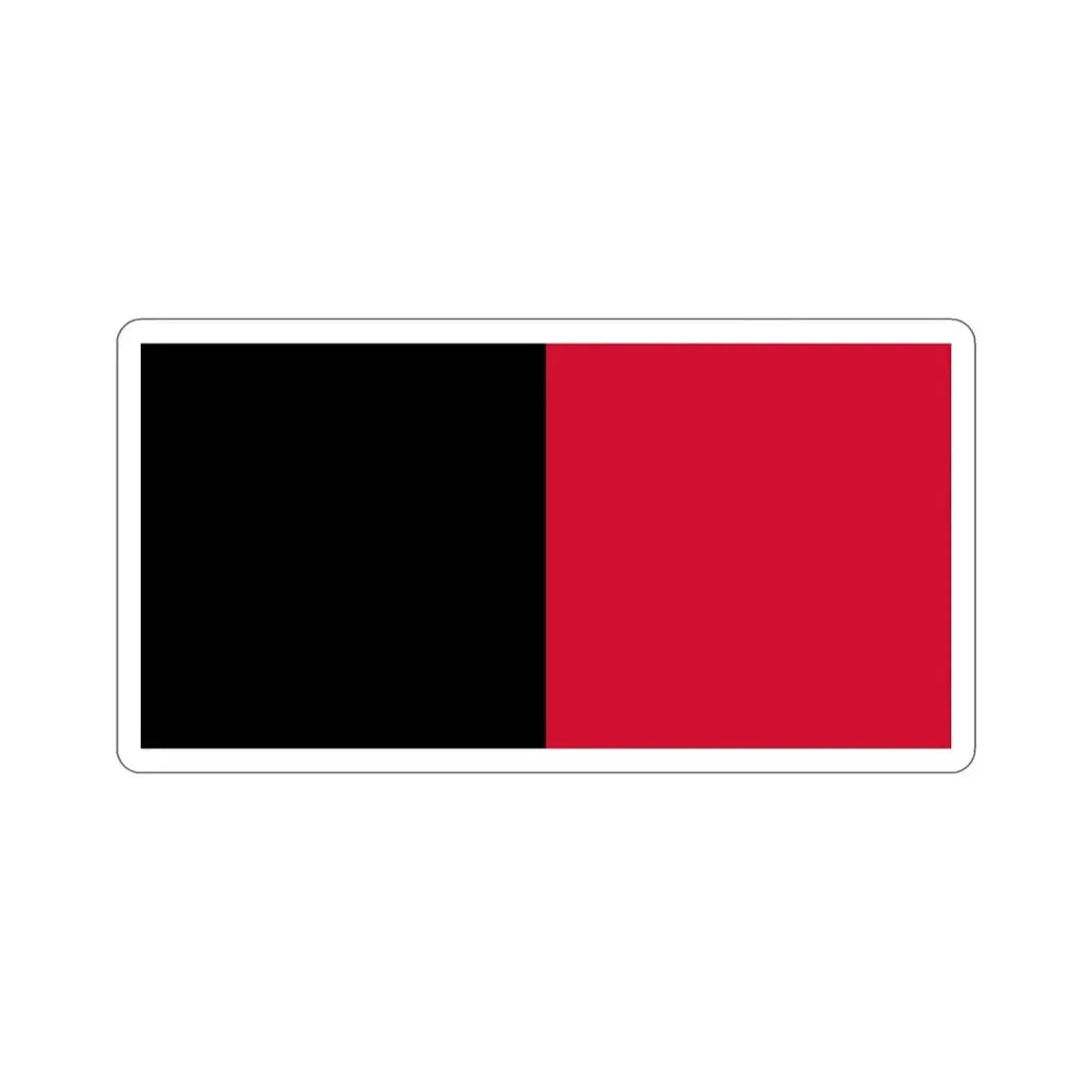 Flag of Haiti (1964–1986, civil) STICKER Vinyl Die-Cut Decal 3 Inch - The Sticker Space