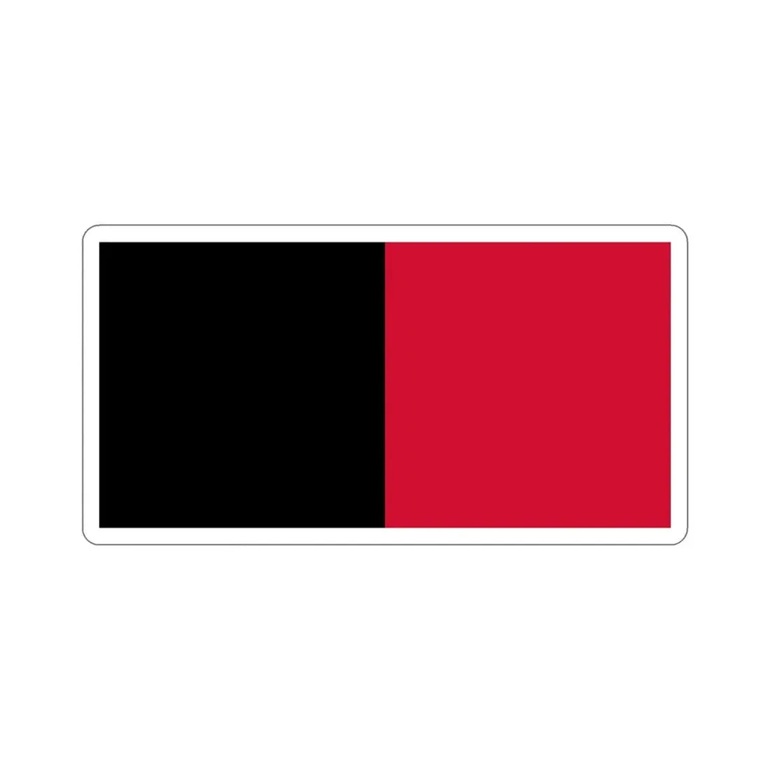 Flag of Haiti (1964–1986, civil) STICKER Vinyl Die-Cut Decal 4 Inch - The Sticker Space