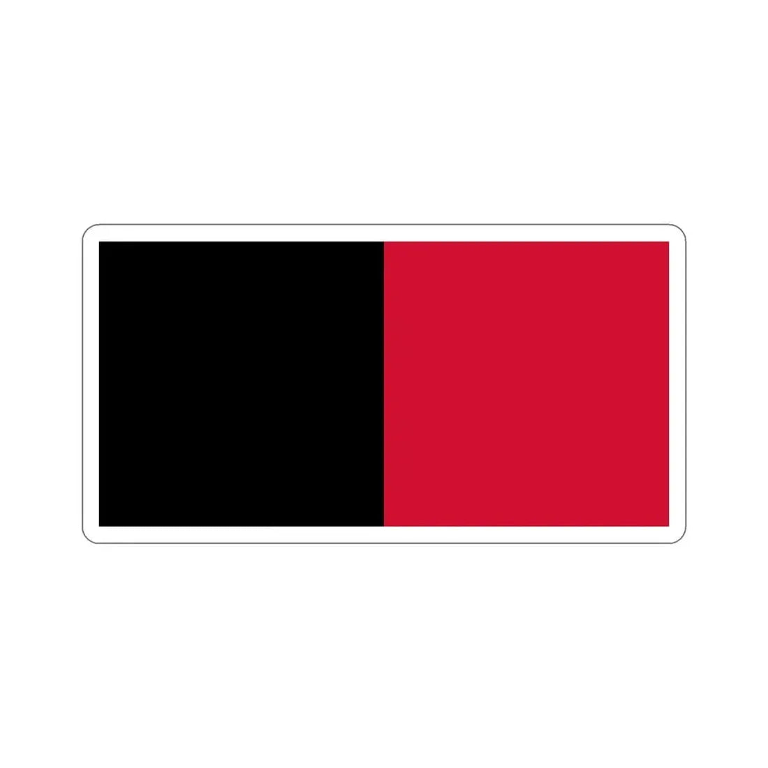 Flag of Haiti (1964–1986, civil) STICKER Vinyl Die-Cut Decal 5 Inch - The Sticker Space