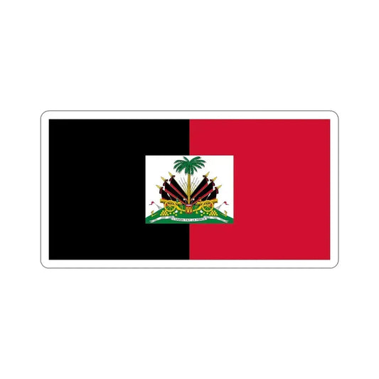 Flag of Haiti (1964–1986) STICKER Vinyl Die-Cut Decal 6 Inch - The Sticker Space
