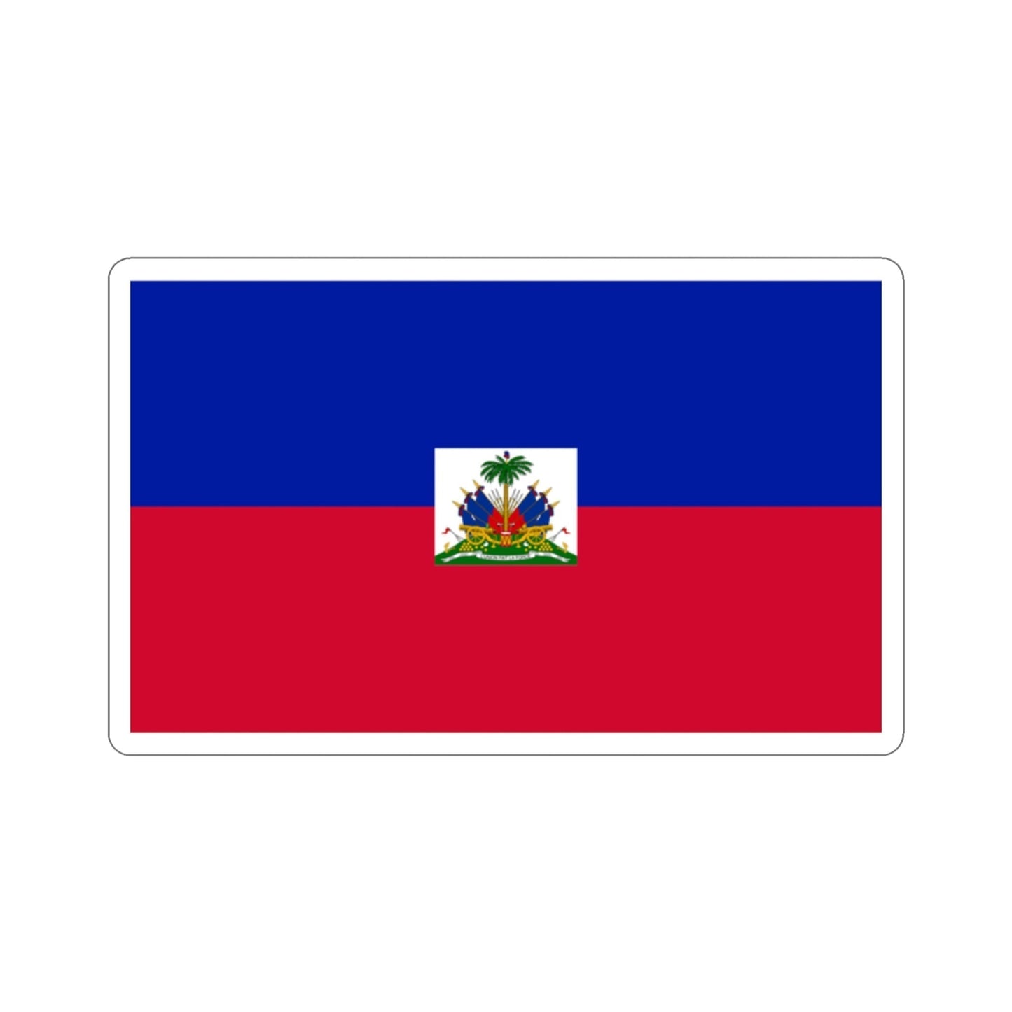 Flag of Haiti STICKER Vinyl Die-Cut Decal-2 Inch-The Sticker Space