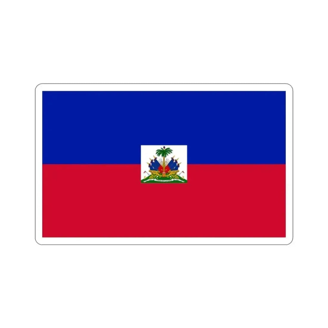 Flag of Haiti STICKER Vinyl Die-Cut Decal 2 Inch - The Sticker Space