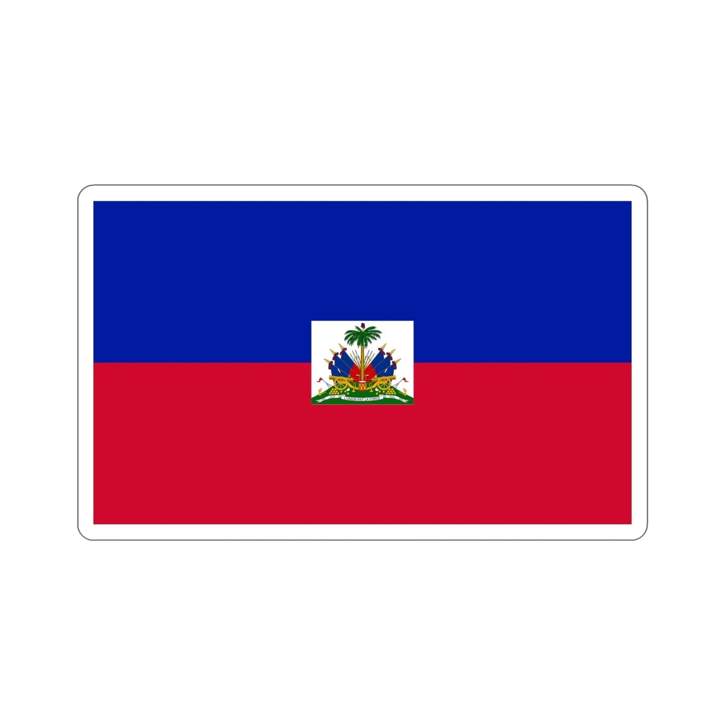 Flag of Haiti STICKER Vinyl Die-Cut Decal-6 Inch-The Sticker Space