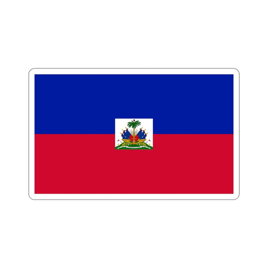 Flag of Haiti STICKER Vinyl Die-Cut Decal-6 Inch-The Sticker Space