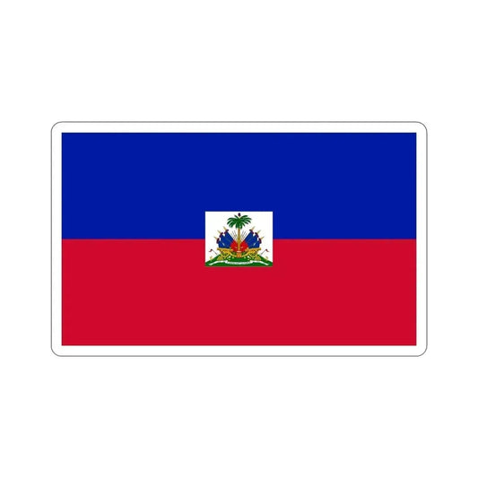 Flag of Haiti STICKER Vinyl Die-Cut Decal 6 Inch - The Sticker Space