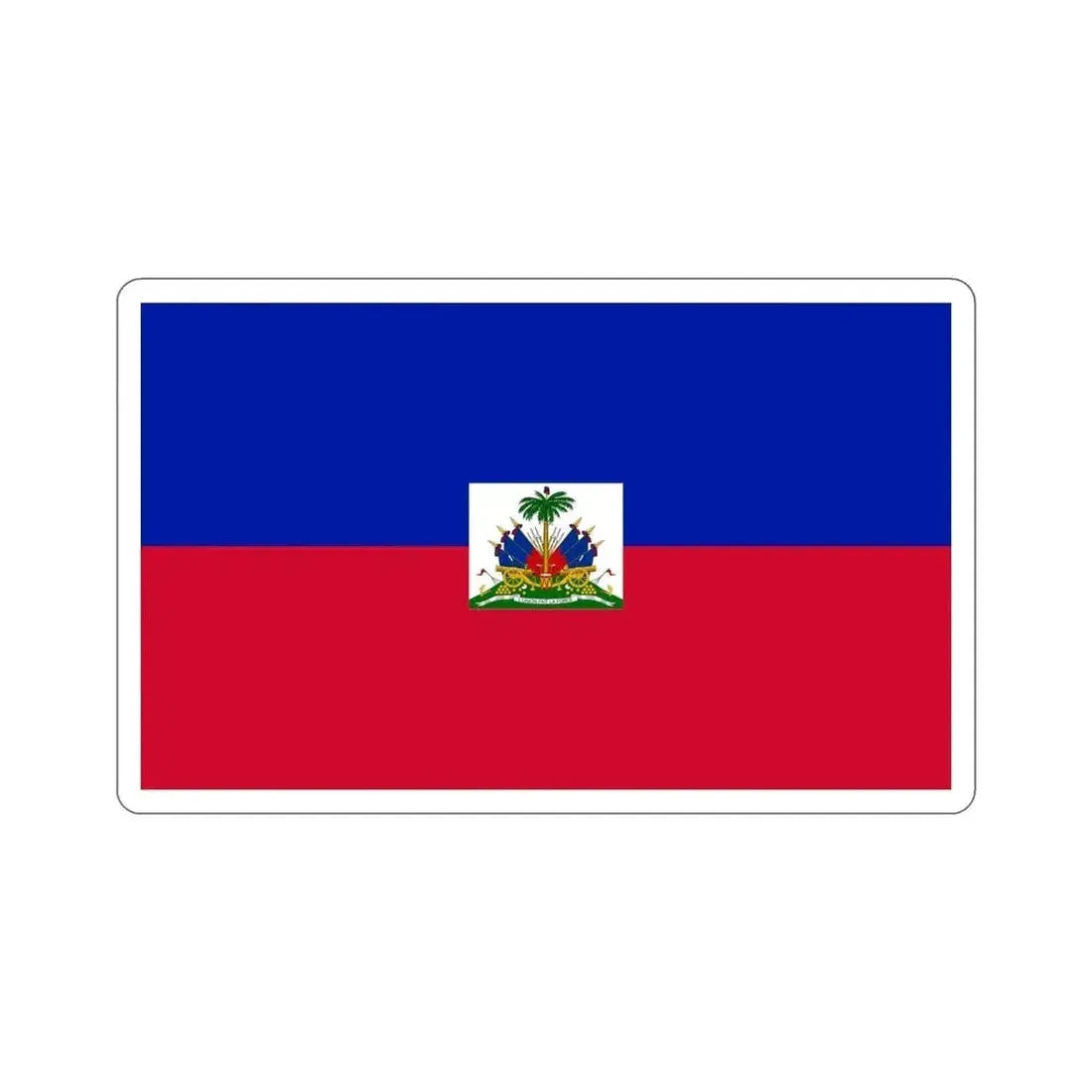 Flag of Haiti STICKER Vinyl Die-Cut Decal - The Sticker Space