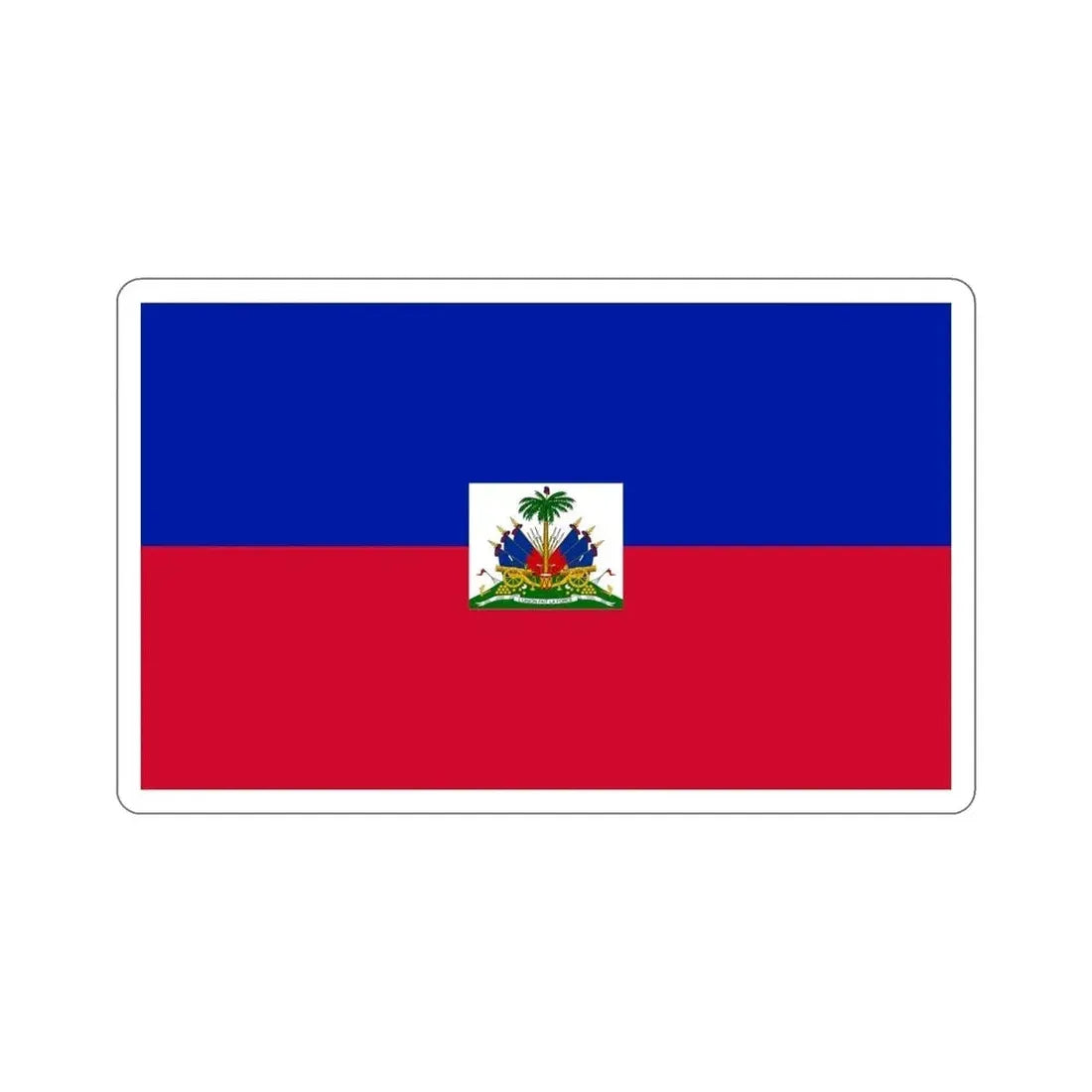 Flag of Haiti STICKER Vinyl Die-Cut Decal - The Sticker Space