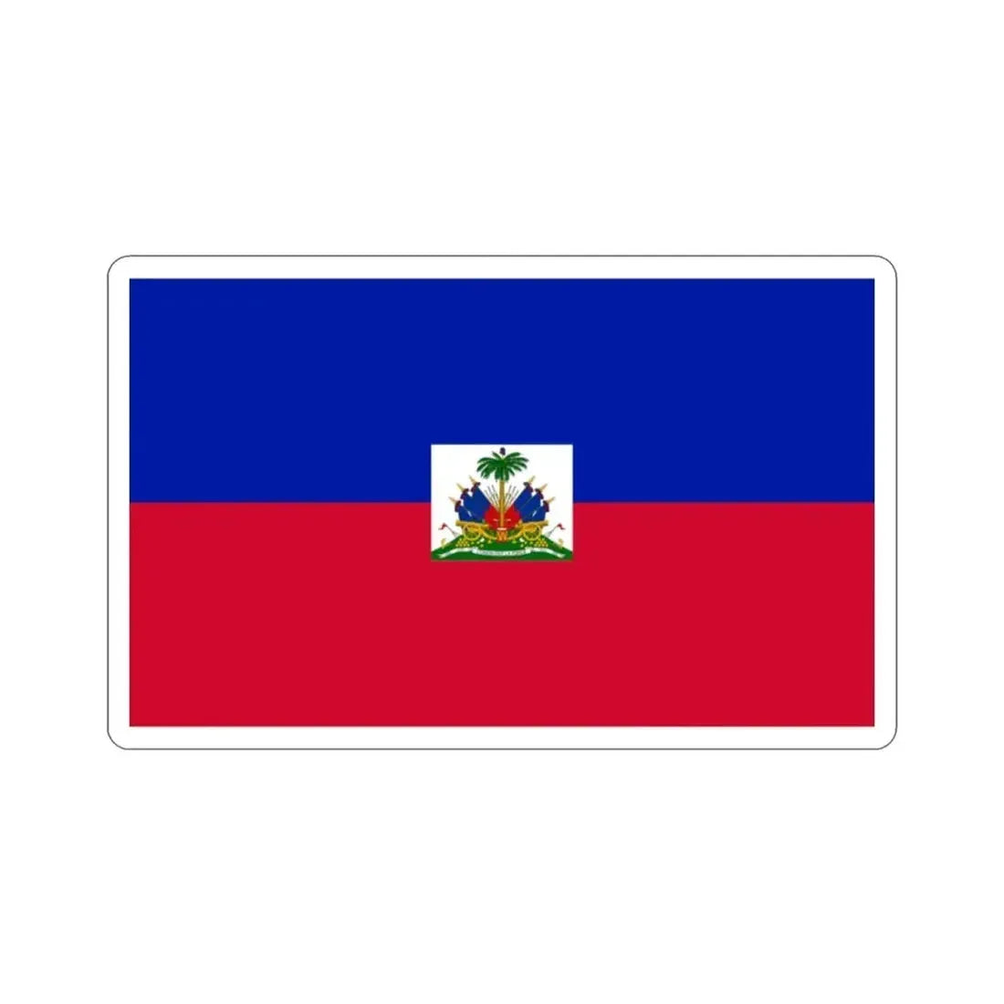 Flag of Haiti STICKER Vinyl Die-Cut Decal - The Sticker Space