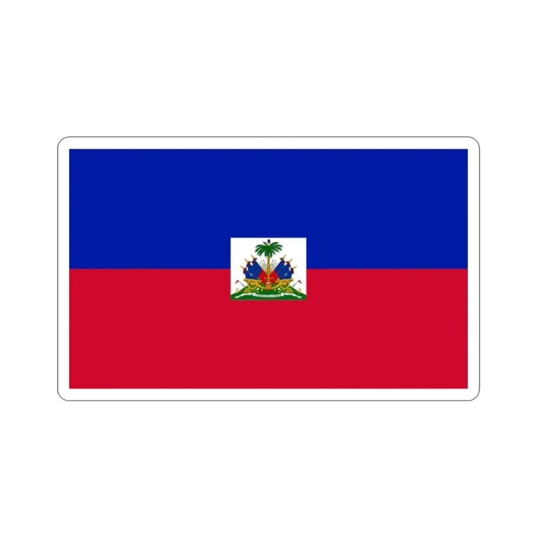 Flag of Haiti STICKER Vinyl Die-Cut Decal - The Sticker Space