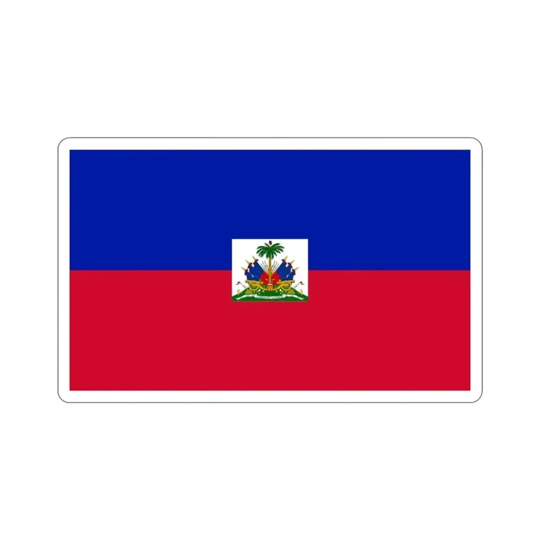 Flag of Haiti STICKER Vinyl Die-Cut Decal - The Sticker Space