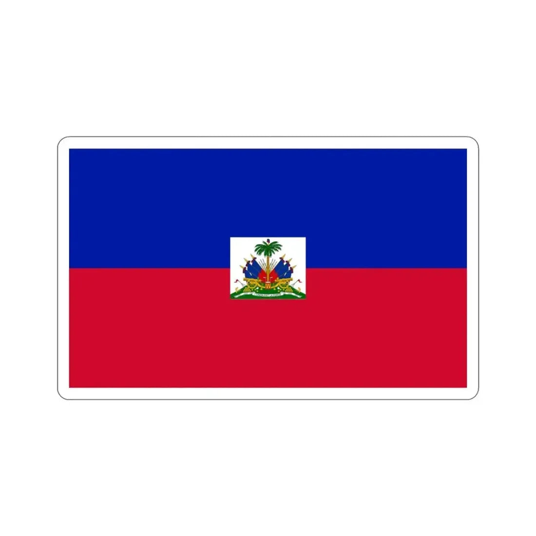 Flag of Haiti STICKER Vinyl Die-Cut Decal - The Sticker Space