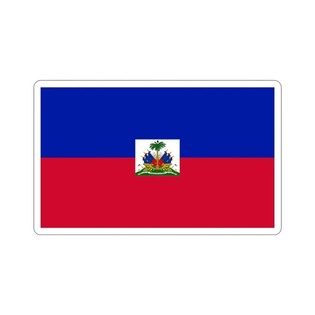 Flag of Haiti STICKER Vinyl Die-Cut Decal - The Sticker Space