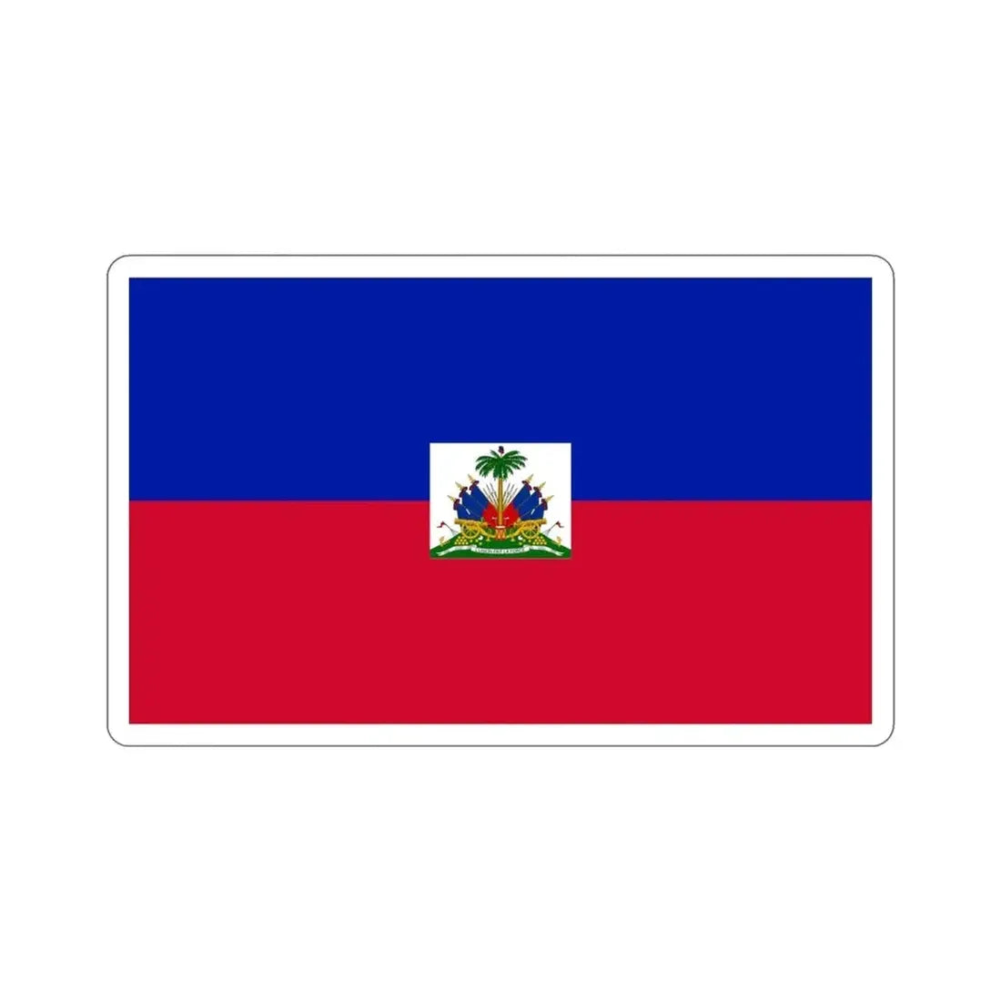 Flag of Haiti STICKER Vinyl Die-Cut Decal - The Sticker Space