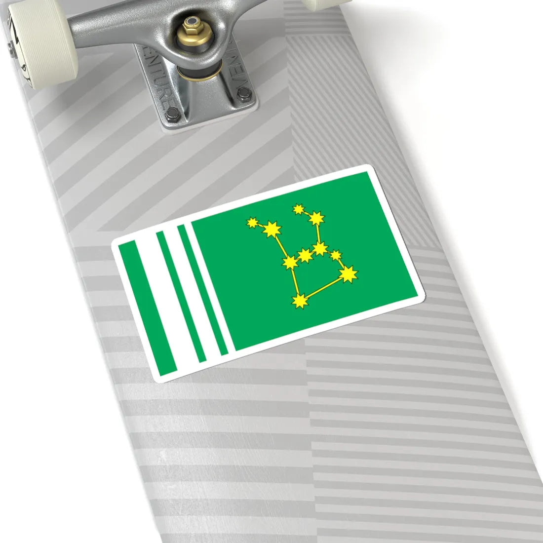 Flag of Haivoron raion (Ukraine) STICKER Vinyl Kiss-Cut Decal - The Sticker Space