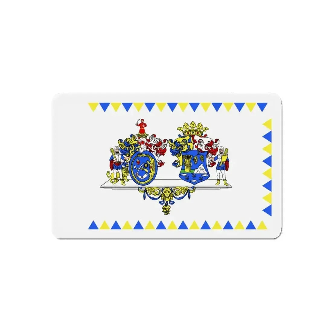 Flag of Hajdú Bihar County Hungary - Refrigerator Magnet - The Sticker Space