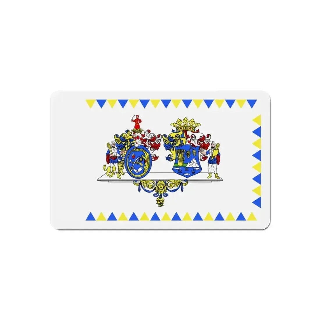 Flag of Hajdú Bihar County Hungary - Refrigerator Magnet - The Sticker Space