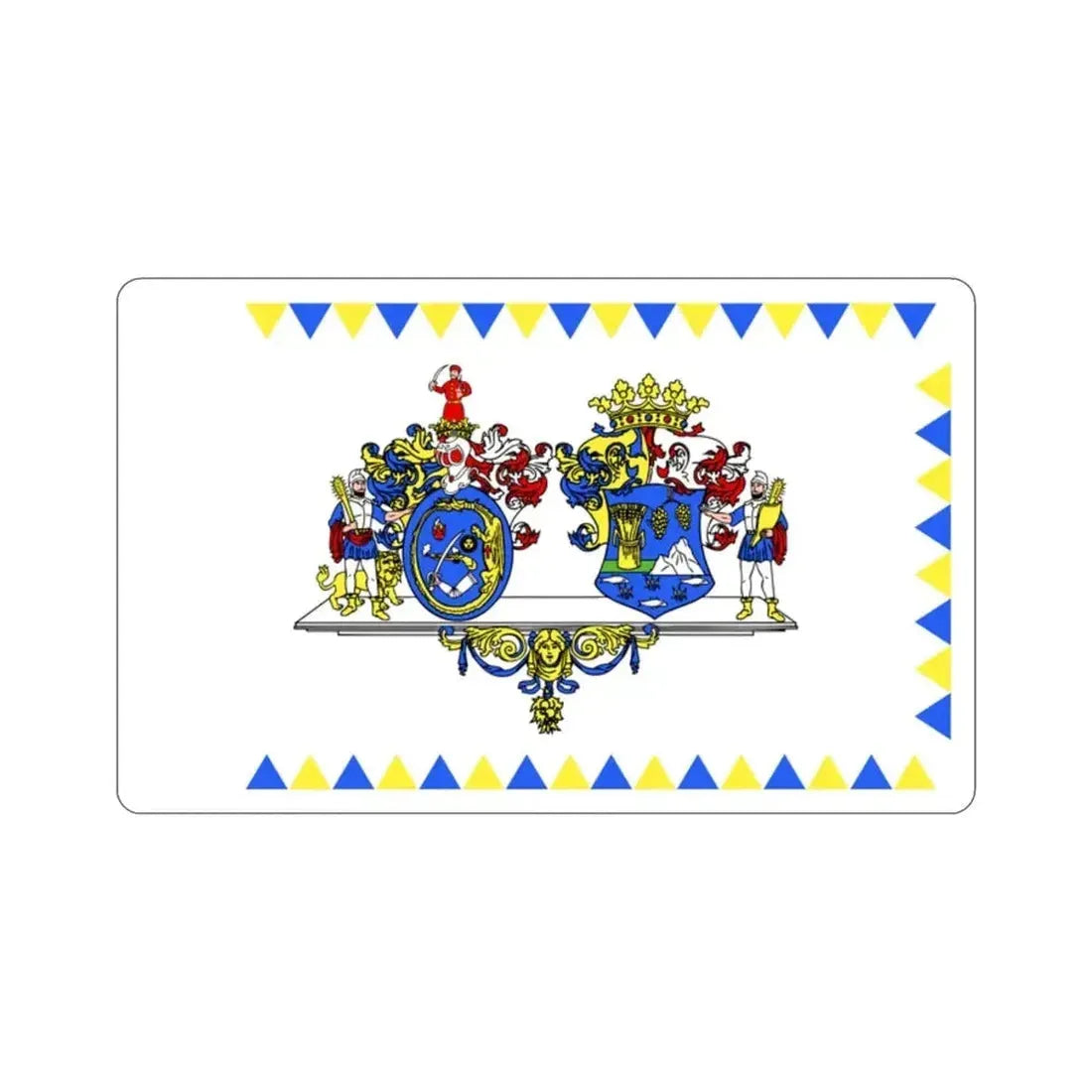 Flag of Hajdú Bihar County Hungary STICKER Vinyl Die-Cut Decal - The Sticker Space