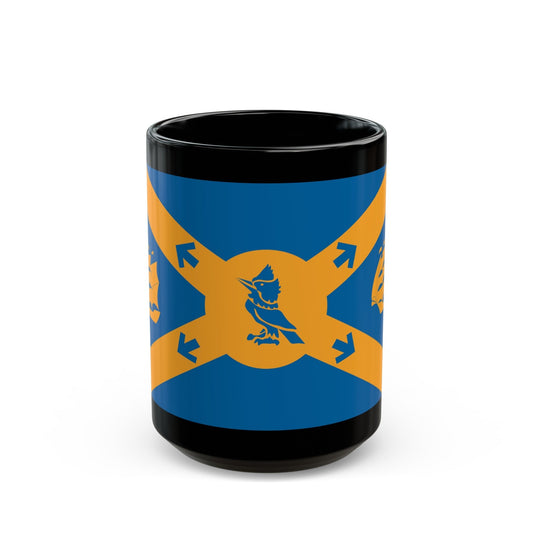 Flag of Halifax Canada - Black Coffee Mug-15oz-The Sticker Space