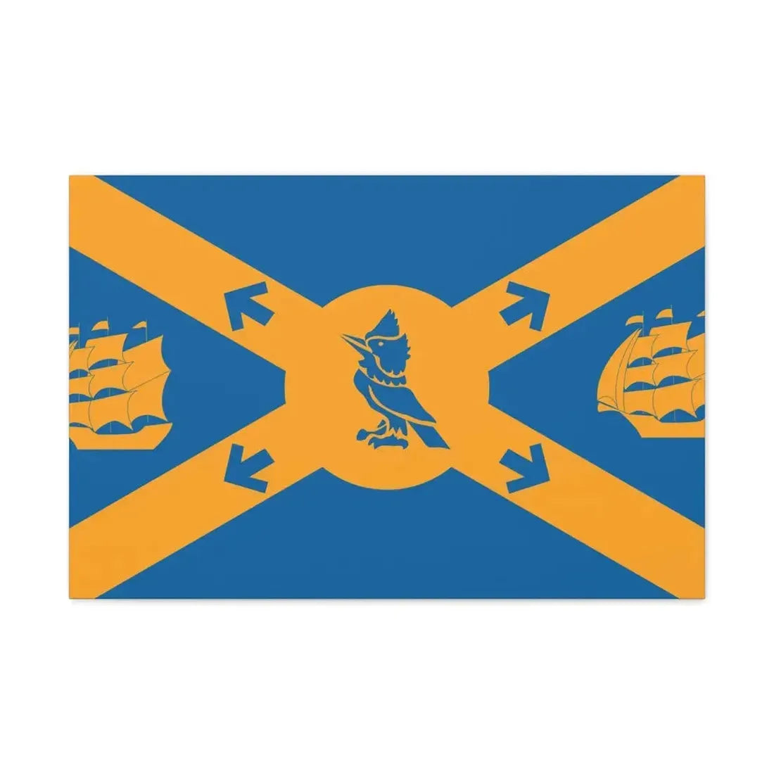 Flag of Halifax Canada - Canvas Wall Art 30" x 20" 1.25" - The Sticker Space