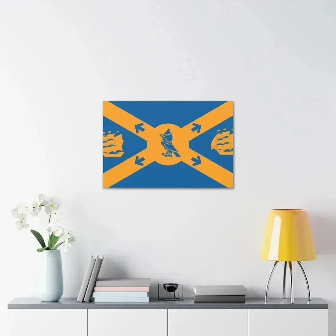 Flag of Halifax Canada - Canvas Wall Art - The Sticker Space