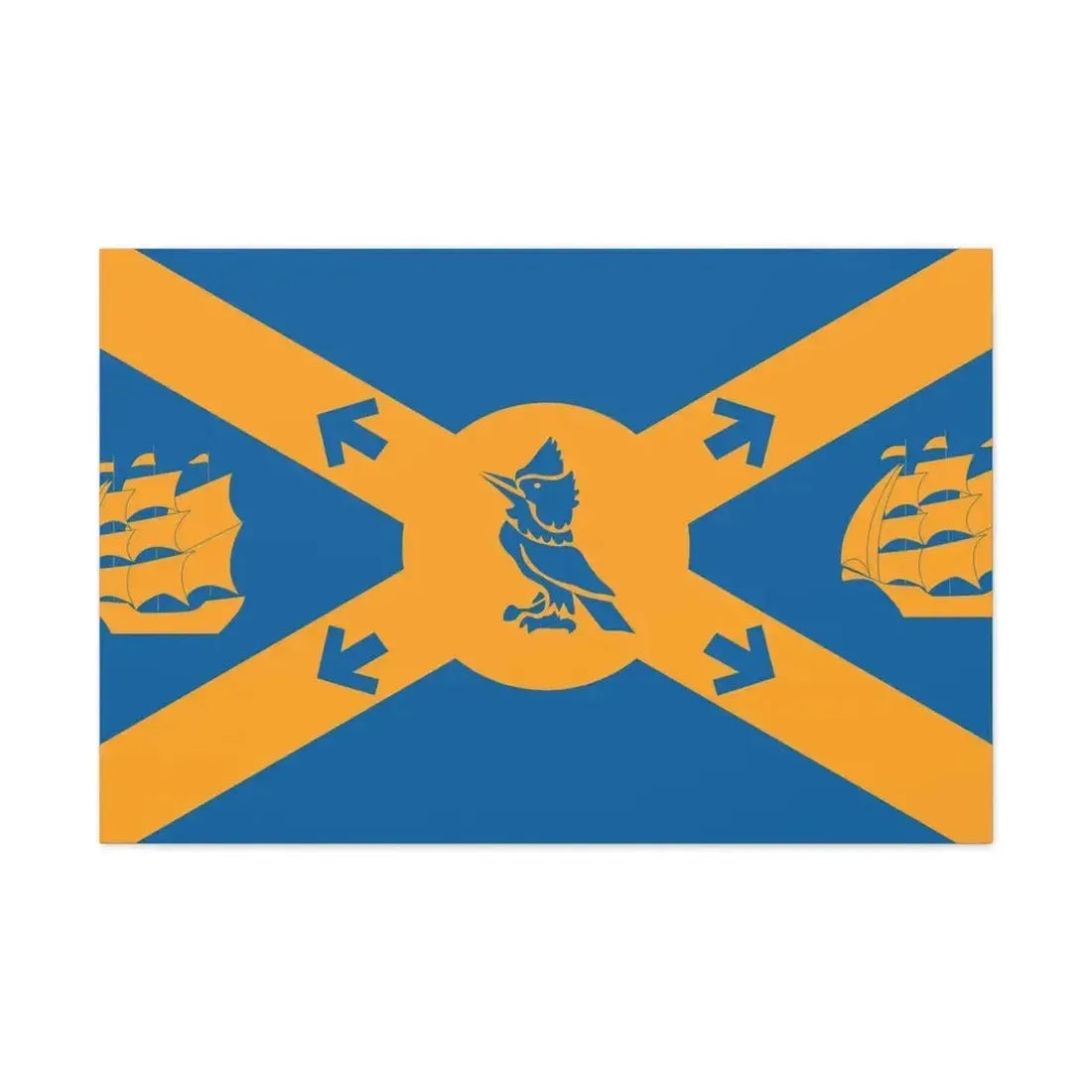 Flag of Halifax Canada - Canvas Wall Art - The Sticker Space
