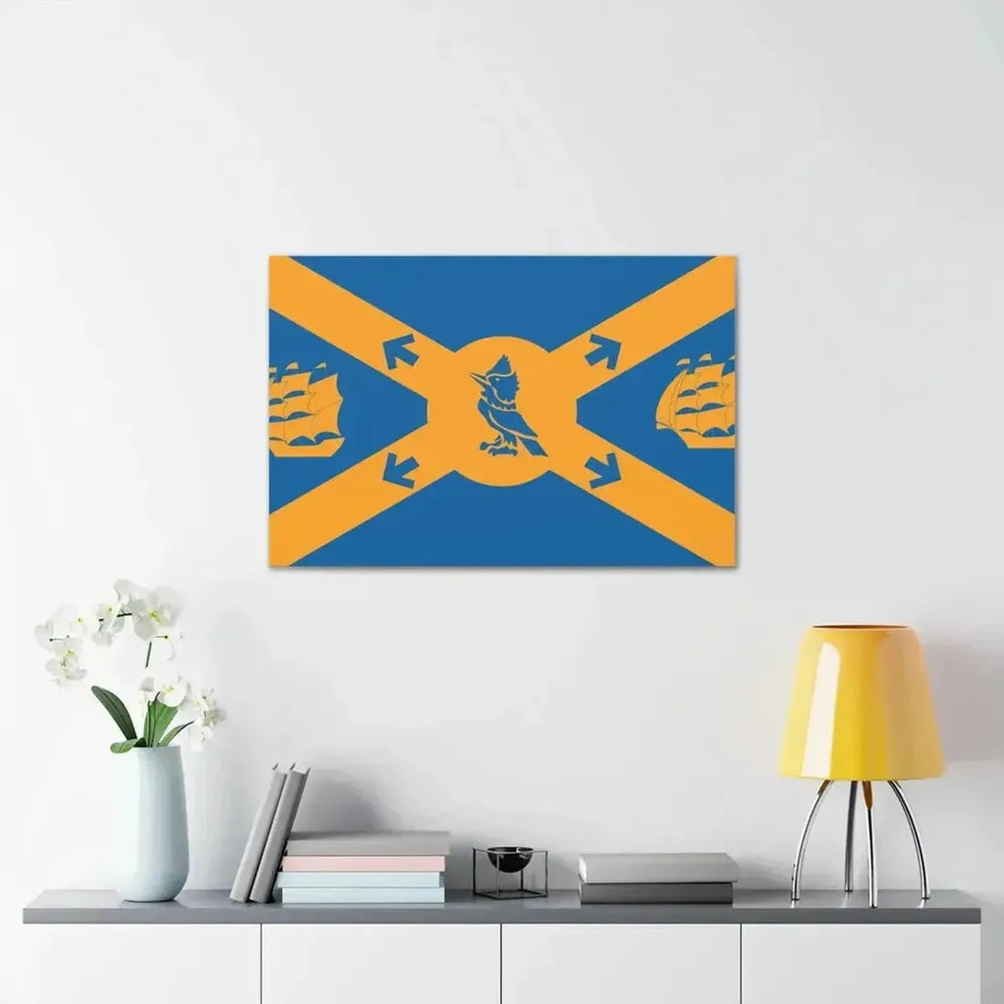 Flag of Halifax Canada - Canvas Wall Art - The Sticker Space