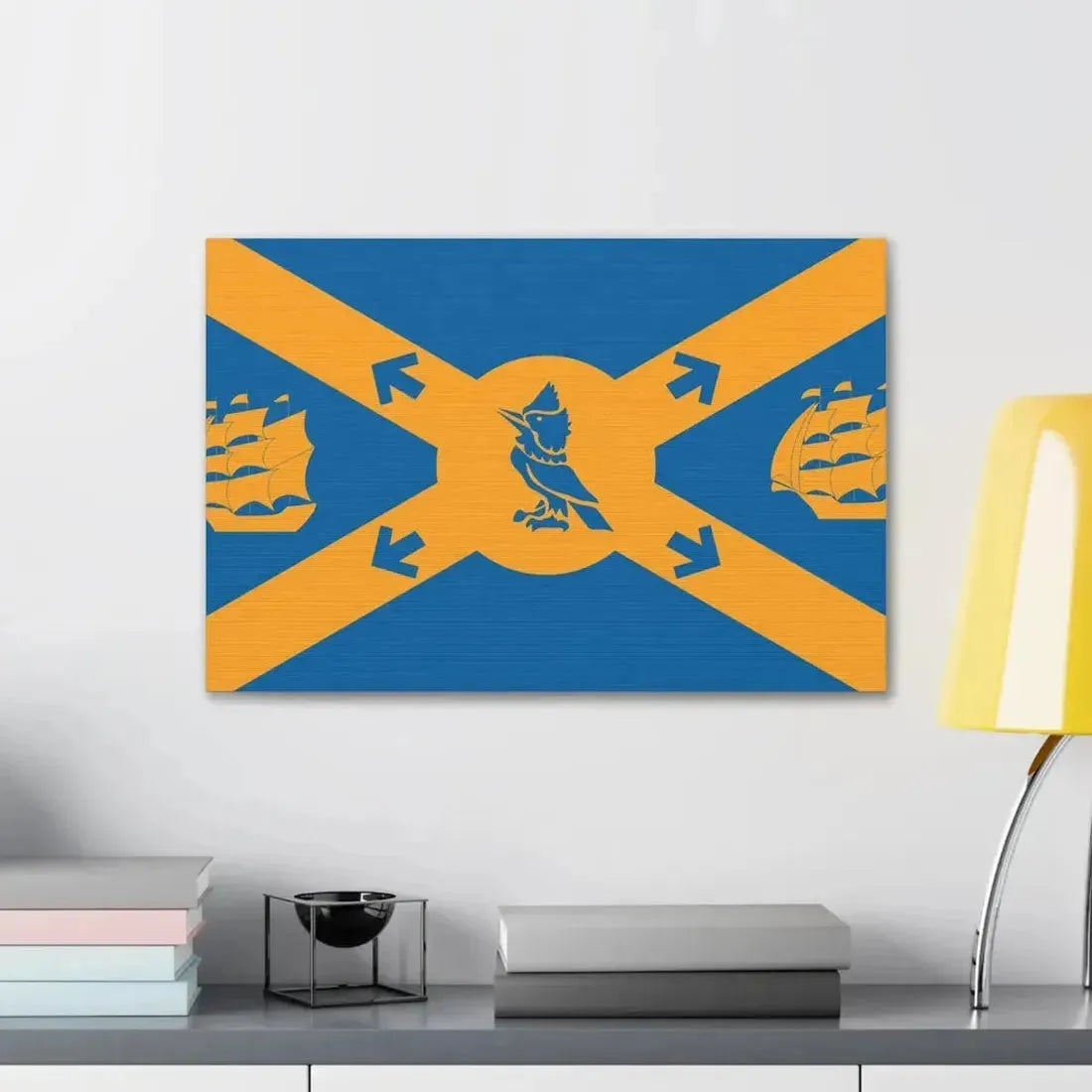 Flag of Halifax Canada - Canvas Wall Art - The Sticker Space