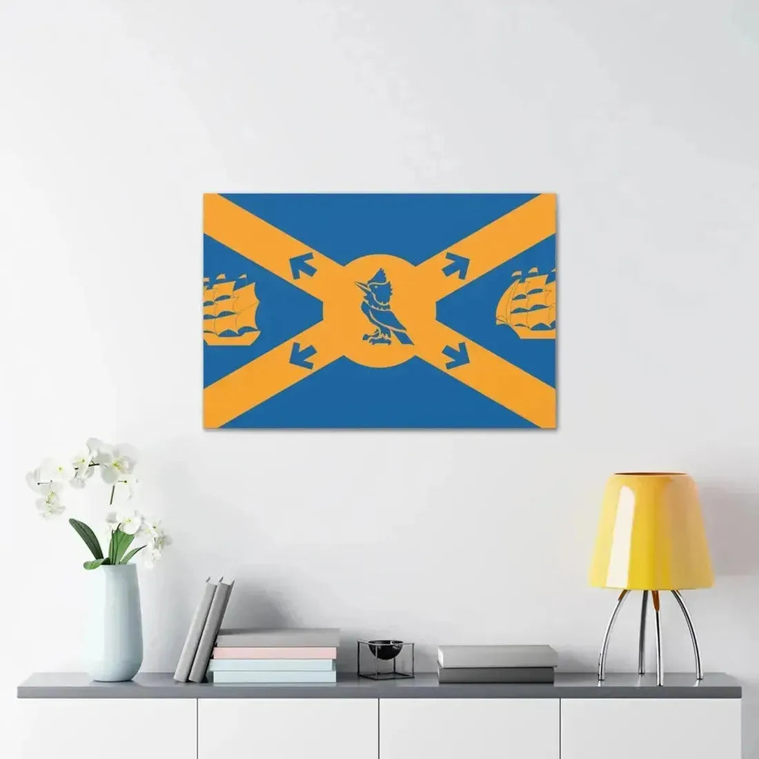 Flag of Halifax Canada - Canvas Wall Art - The Sticker Space
