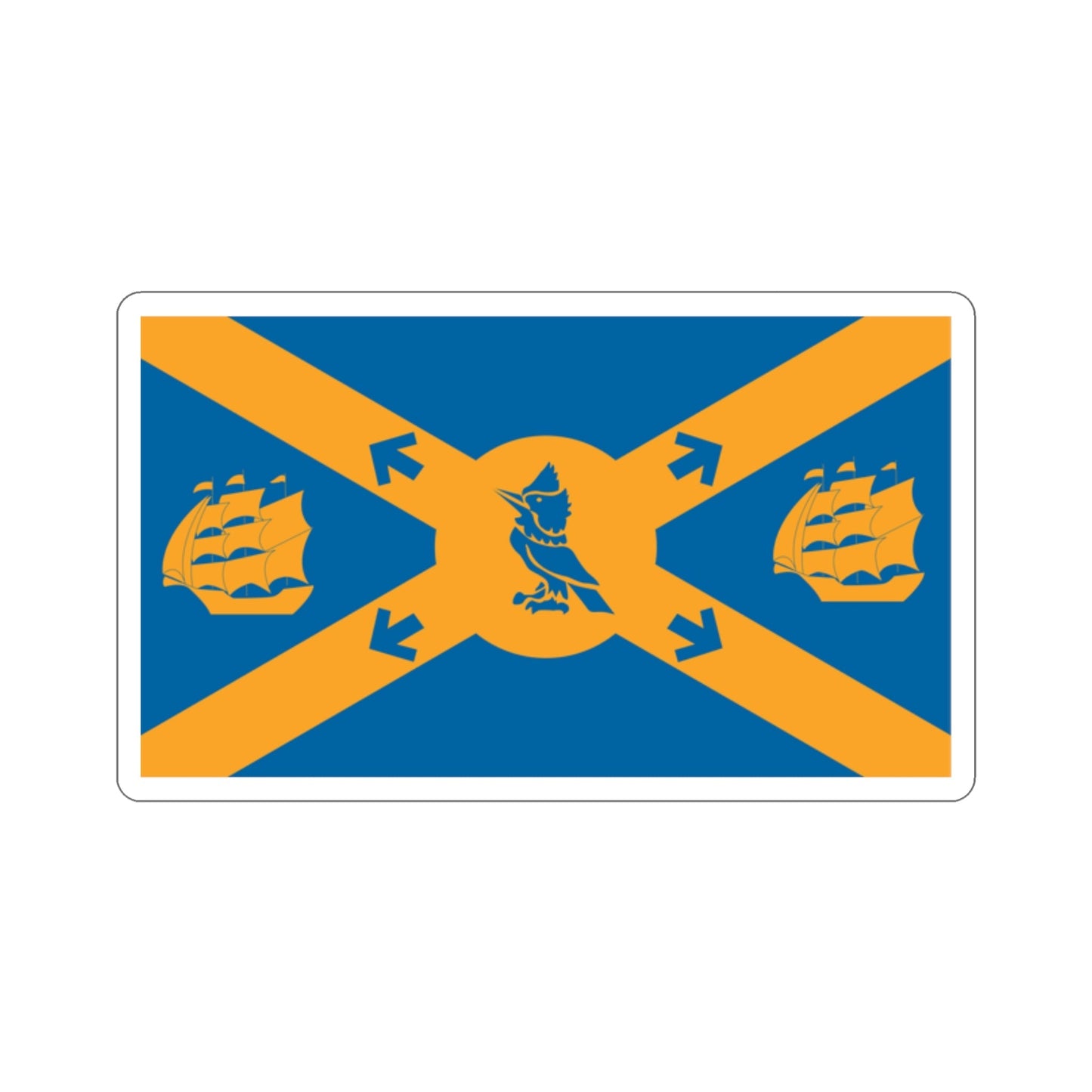 Flag of Halifax Canada STICKER Vinyl Die-Cut Decal-2 Inch-The Sticker Space