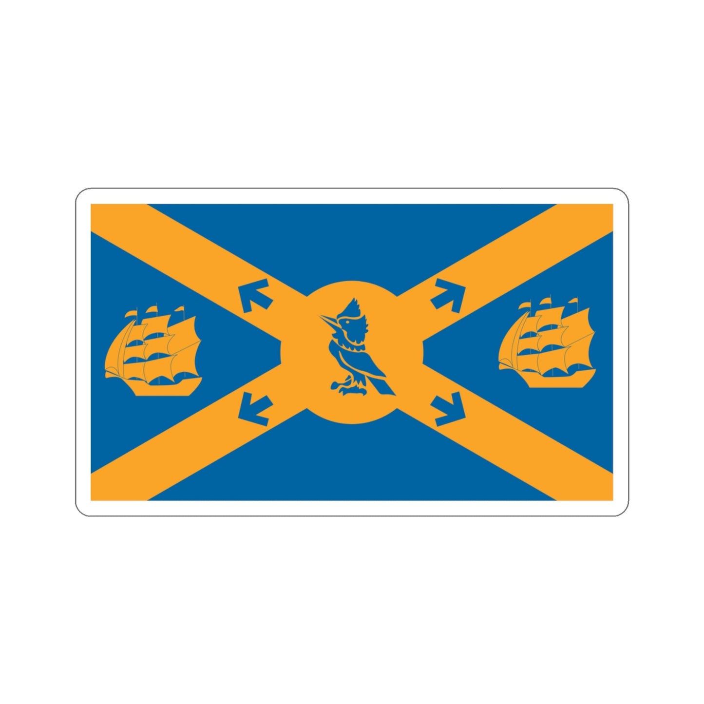 Flag of Halifax Canada STICKER Vinyl Die-Cut Decal-3 Inch-The Sticker Space