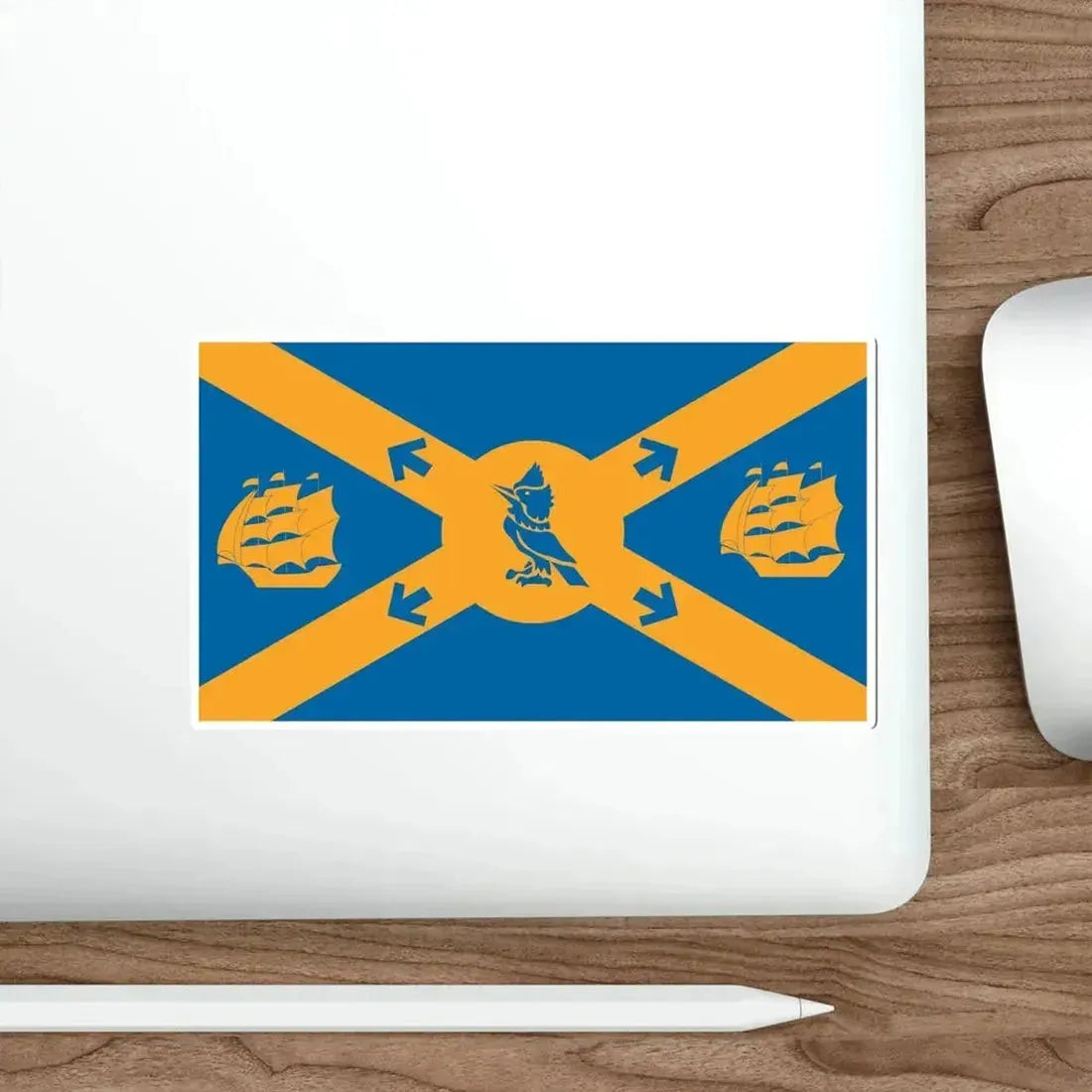 Flag of Halifax Canada STICKER Vinyl Die-Cut Decal - The Sticker Space