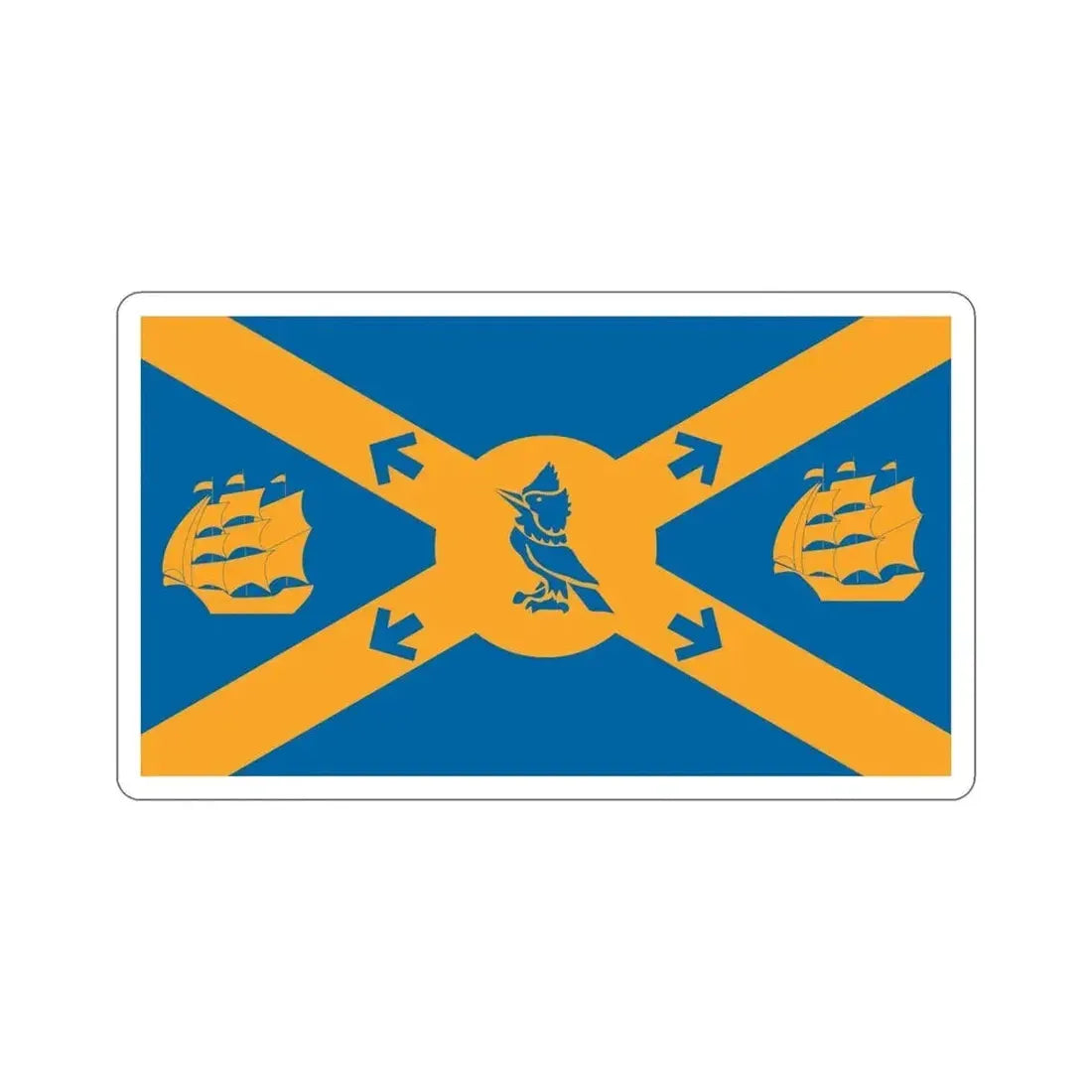 Flag of Halifax Canada STICKER Vinyl Die-Cut Decal - The Sticker Space