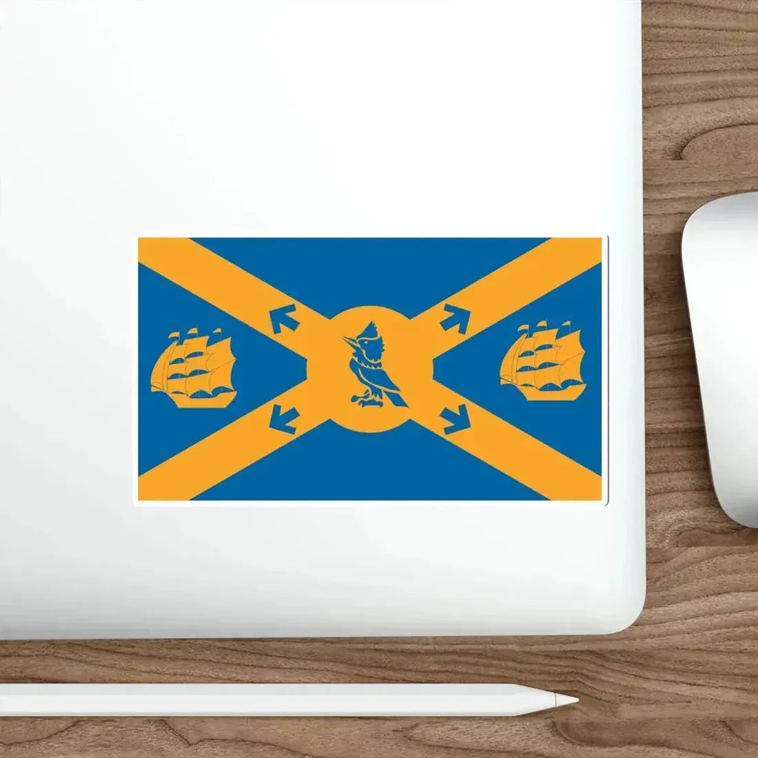Flag of Halifax Canada STICKER Vinyl Die-Cut Decal - The Sticker Space