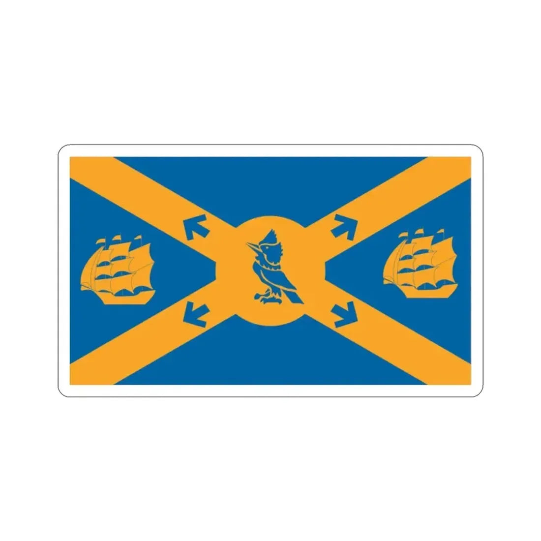 Flag of Halifax Canada STICKER Vinyl Die-Cut Decal - The Sticker Space