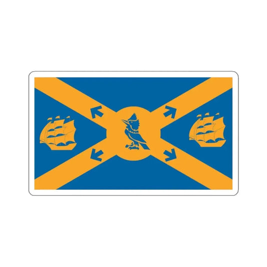 Flag of Halifax Canada - STICKER Vinyl Kiss-Cut Decal 2 Inch White - The Sticker Space