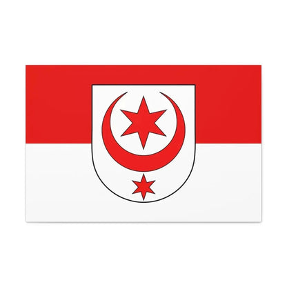 Flag of Halle Saale Germany - Canvas Wall Art 30" x 20" 1.25" - The Sticker Space