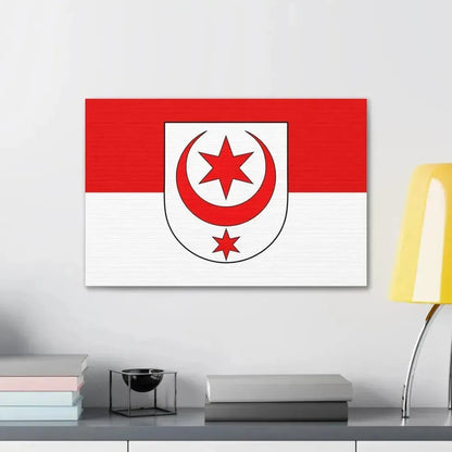 Flag of Halle Saale Germany - Canvas Wall Art - The Sticker Space