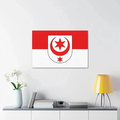 Flag of Halle Saale Germany - Canvas Wall Art - The Sticker Space
