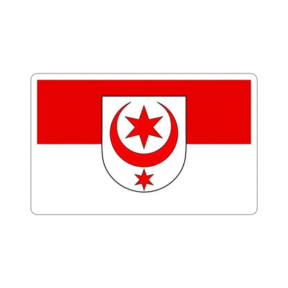 Flag of Halle Saale Germany STICKER Vinyl Die-Cut Decal 4 Inch - The Sticker Space