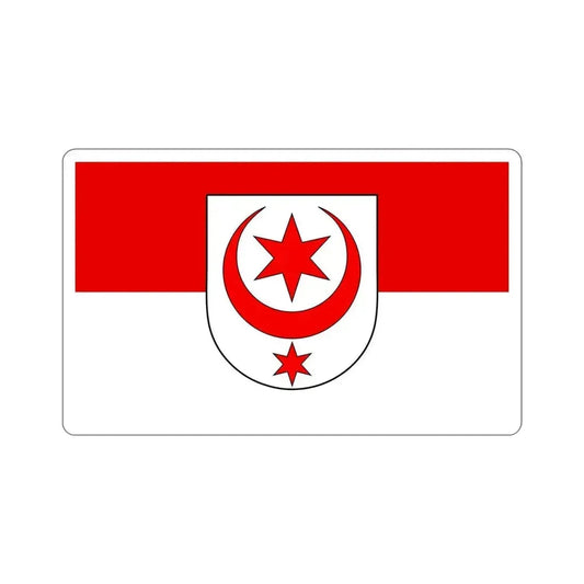 Flag of Halle Saale Germany STICKER Vinyl Die-Cut Decal 6 Inch - The Sticker Space