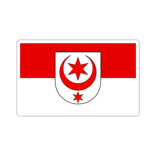 Flag of Halle Saale Germany STICKER Vinyl Die-Cut Decal 6 Inch - The Sticker Space