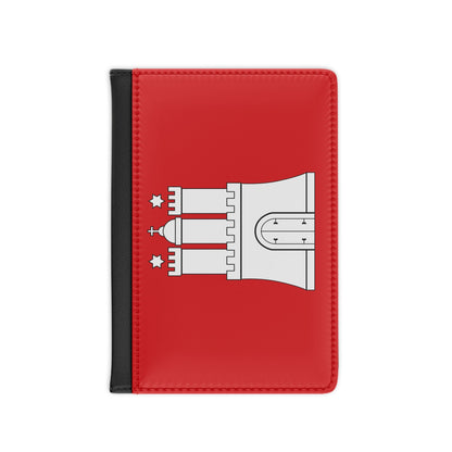 Flag of Hamburg Germany - Passport Holder-3.9" x 5.8"-The Sticker Space